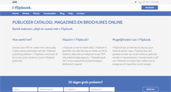 Desktop Screenshot of i-flipbook.nl