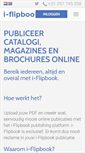 Mobile Screenshot of i-flipbook.nl